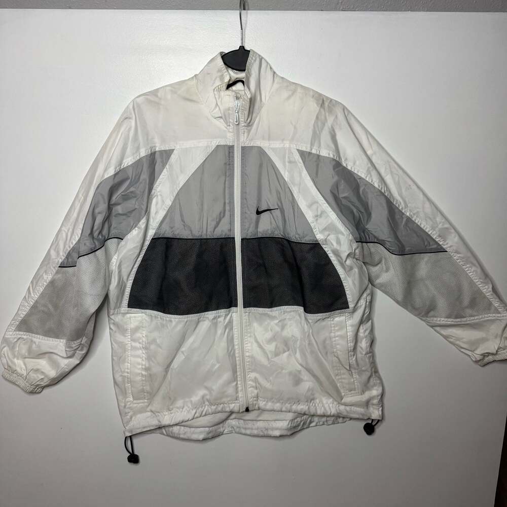 Nike Vintage Sportswear Windrunner Windbreaker Small Jacket  Gray Nylon